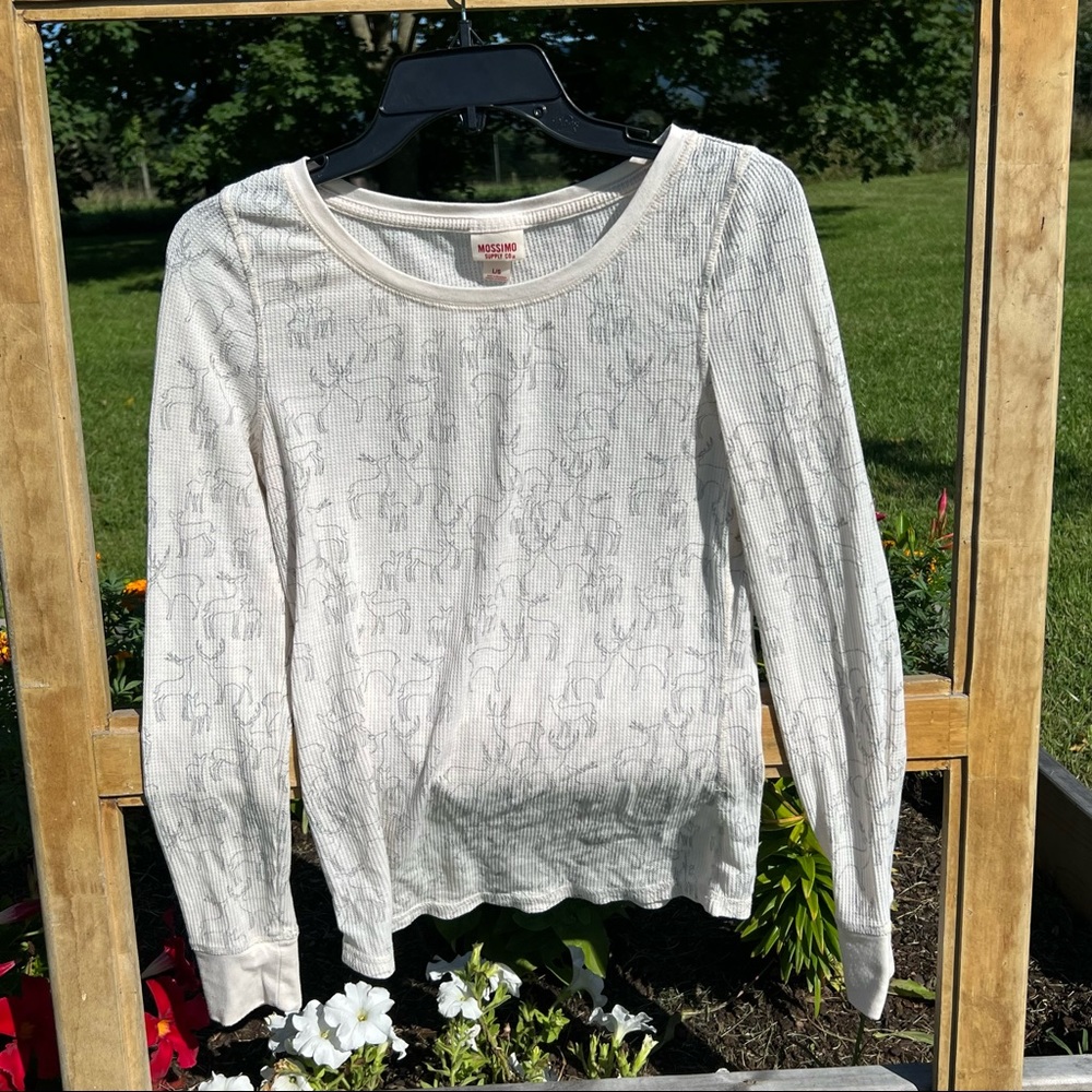 Mossimo Long Sleeve Print Tee